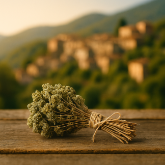 A beautiful oregano bundle from Airole, Italy